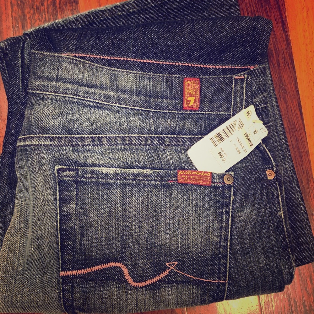 Brand new “7 for all mankind” jeans
